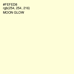 #FEFED8 - Moon Glow Color Image